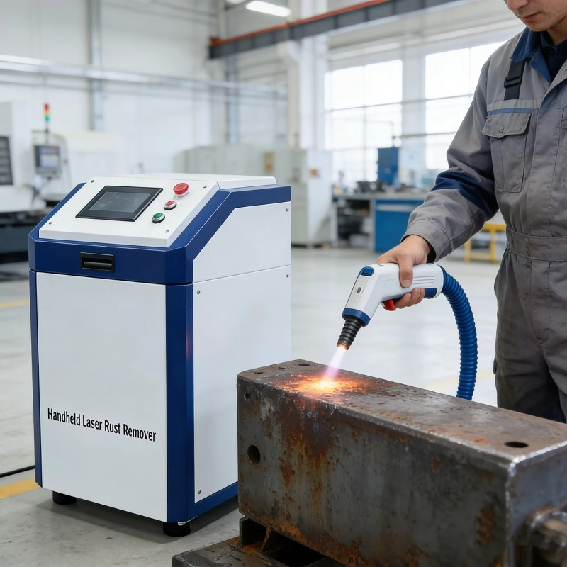 Industrial Laser Paint Remover - Mesin Pembersih Laser Genggam Portabel 2000W