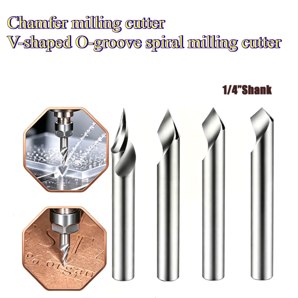 Cnc Router Bit - Mata Router CNC Spiral Tipe V,
