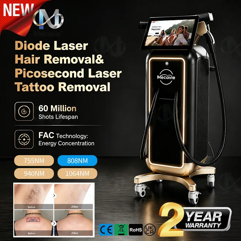 Industrial Laser Hair Removal - Mesin Laser Picosecond Dioda 2-in-1 5000W