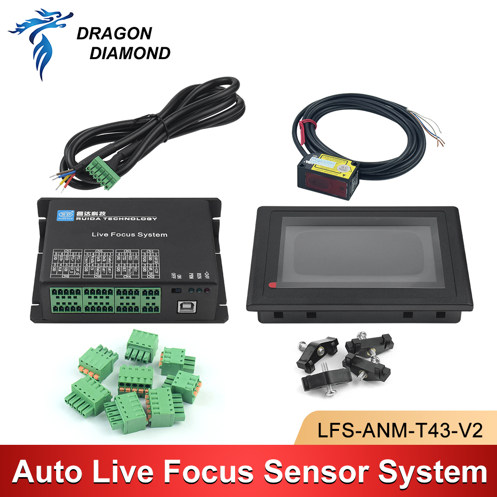 Industrial Laser Solutions - Sistem Sensor Fokus Otomatis Ruida LFS-ANM-T43-V2