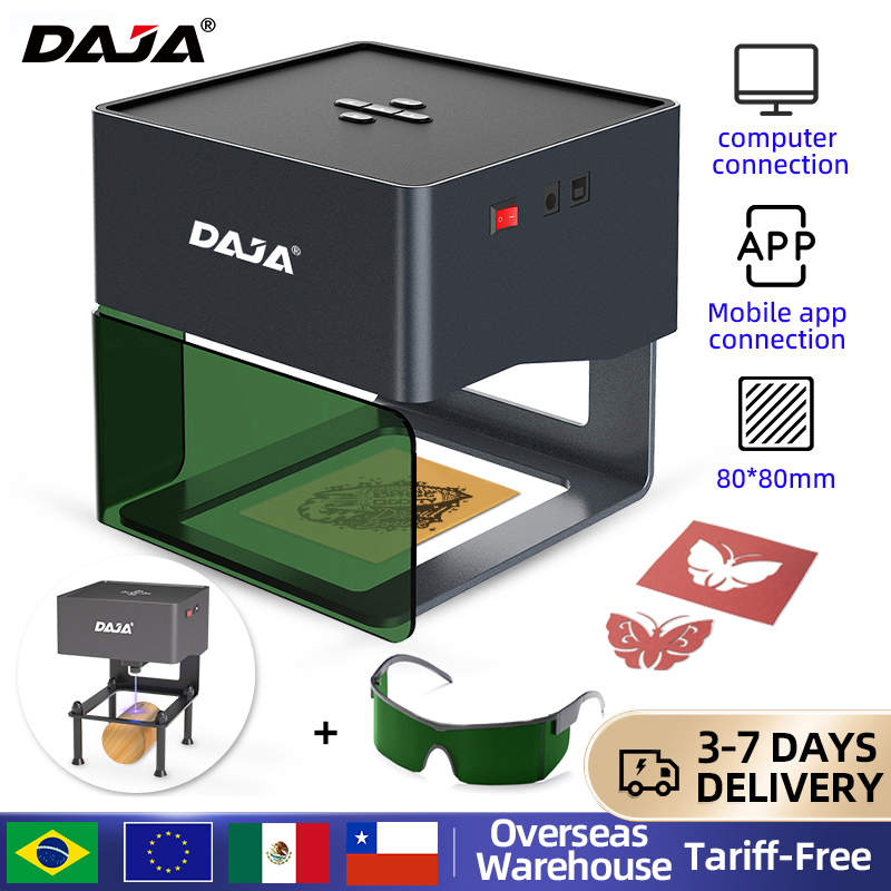 Rotary Axis Laser Engraver - DAJA DJ6 pengukir Laser portabel Mini