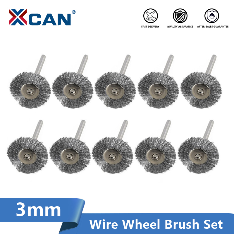 XCAN Wheel Brush Kit 10pcs 22m - Cnc Router Bit ulasan dan harga