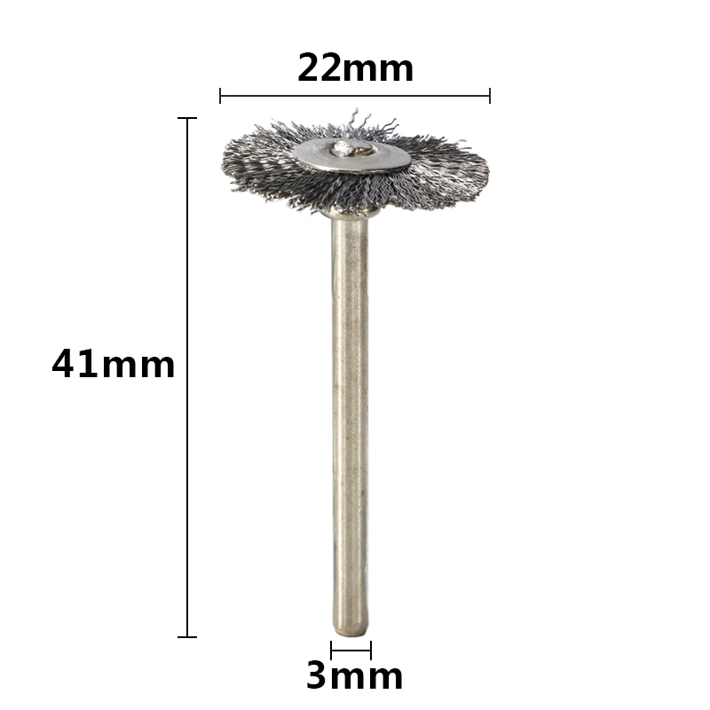 XCAN Wheel Brush Kit 10pcs 22m - Cnc Router Bit ulasan dan harga