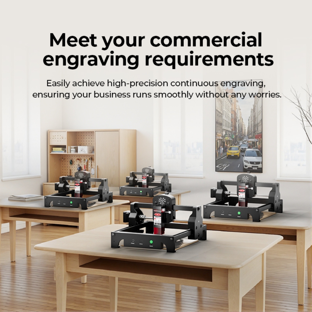 ACMER S1 Mesin Ukiran dan Pemo - Rotary Axis Laser Engraver ulasan dan harga