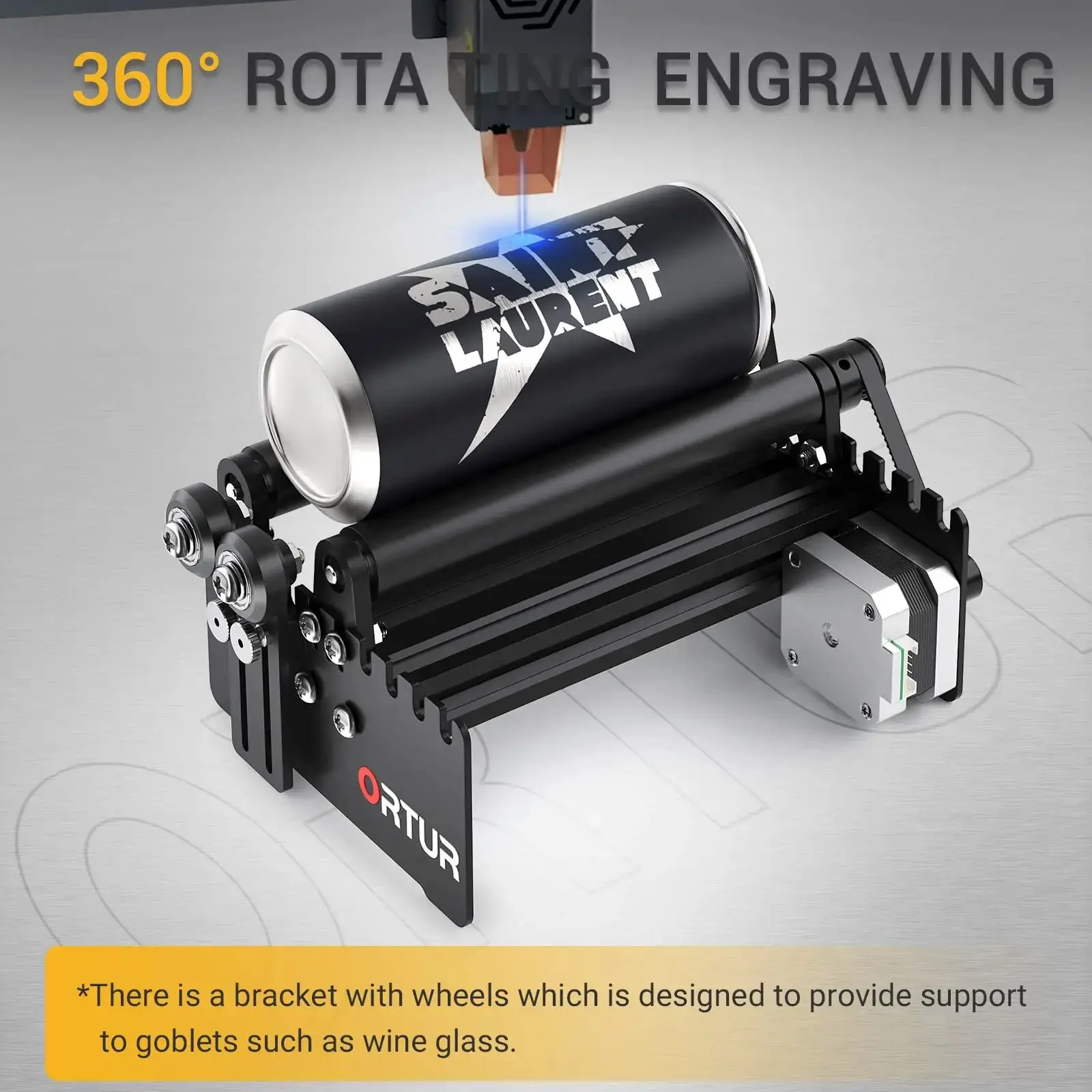 ORTUR Suku Cadang Alat Rol Put - Rotary Axis Laser Engraver ulasan dan harga