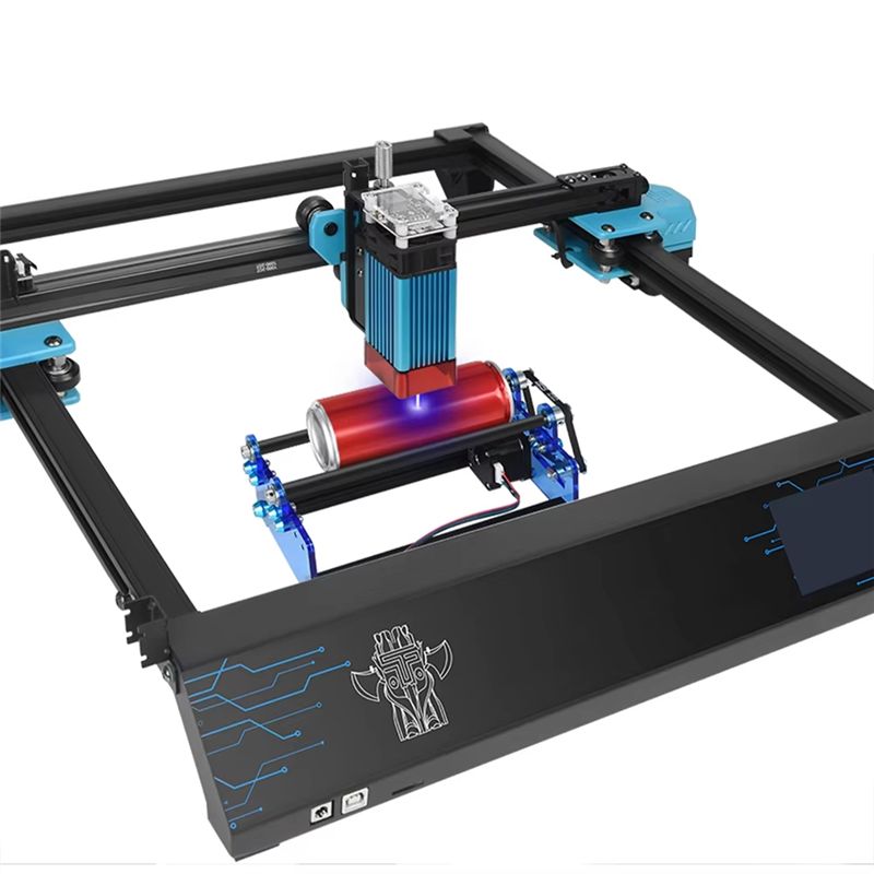 B17C untuk Mengukir Objek Sili - Rotary Axis Laser Engraver ulasan dan harga