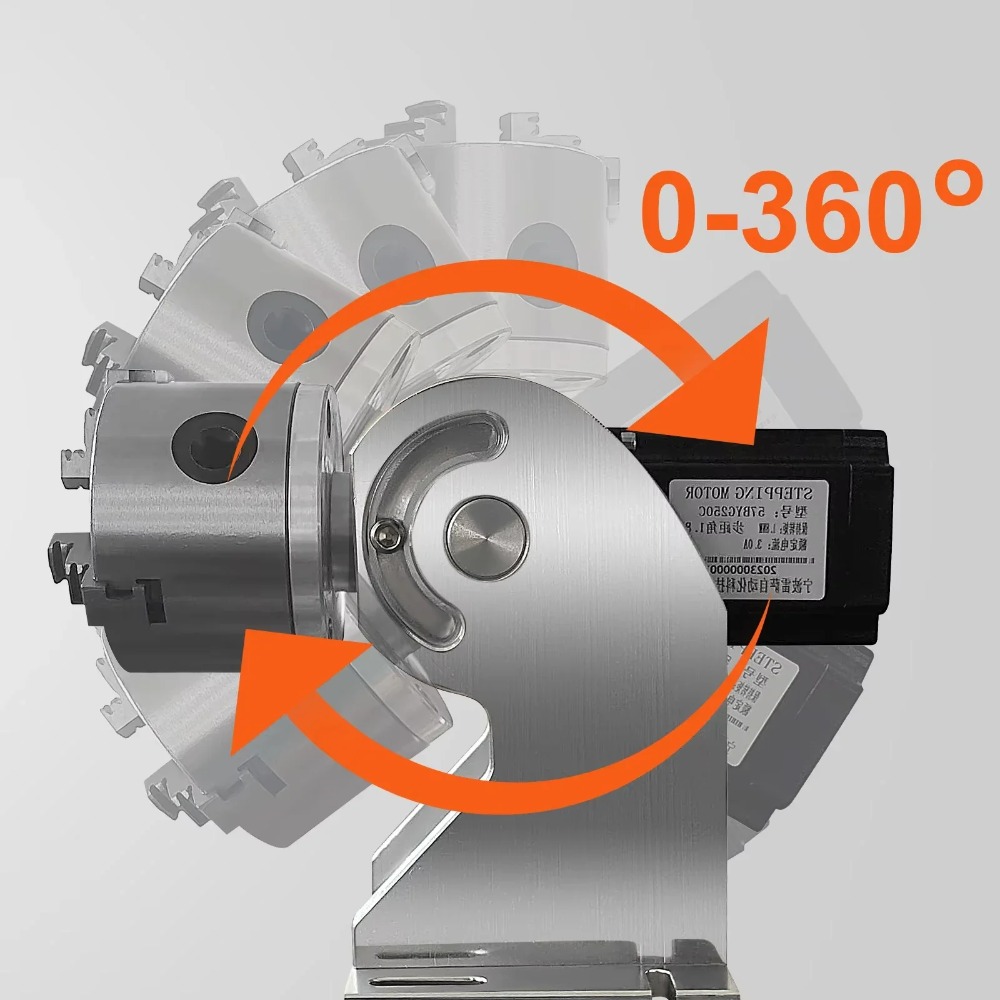 360 °   Aksesoris Sumbu Putar  - Rotary Axis Laser Engraver ulasan dan harga
