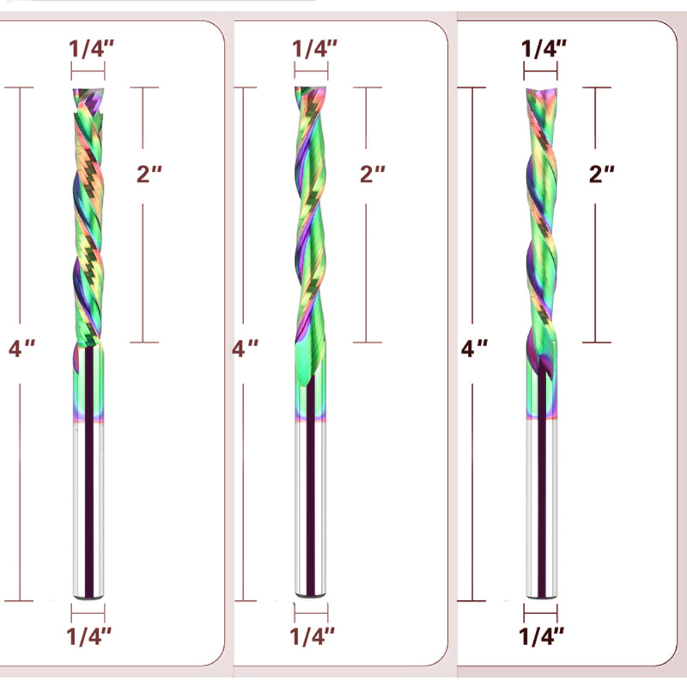 Mata Router Spiral dengan Lapi - Cnc Router Bit ulasan dan harga
